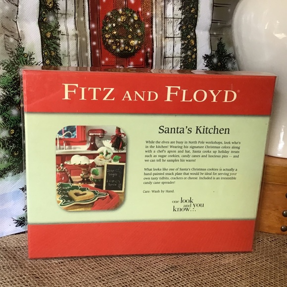 Fitz & Floyd snack plate and spreader - Picture 2 of 8